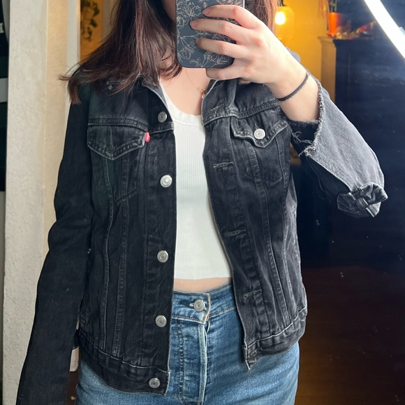 Jackets & Blazers - Levis black jean jacket